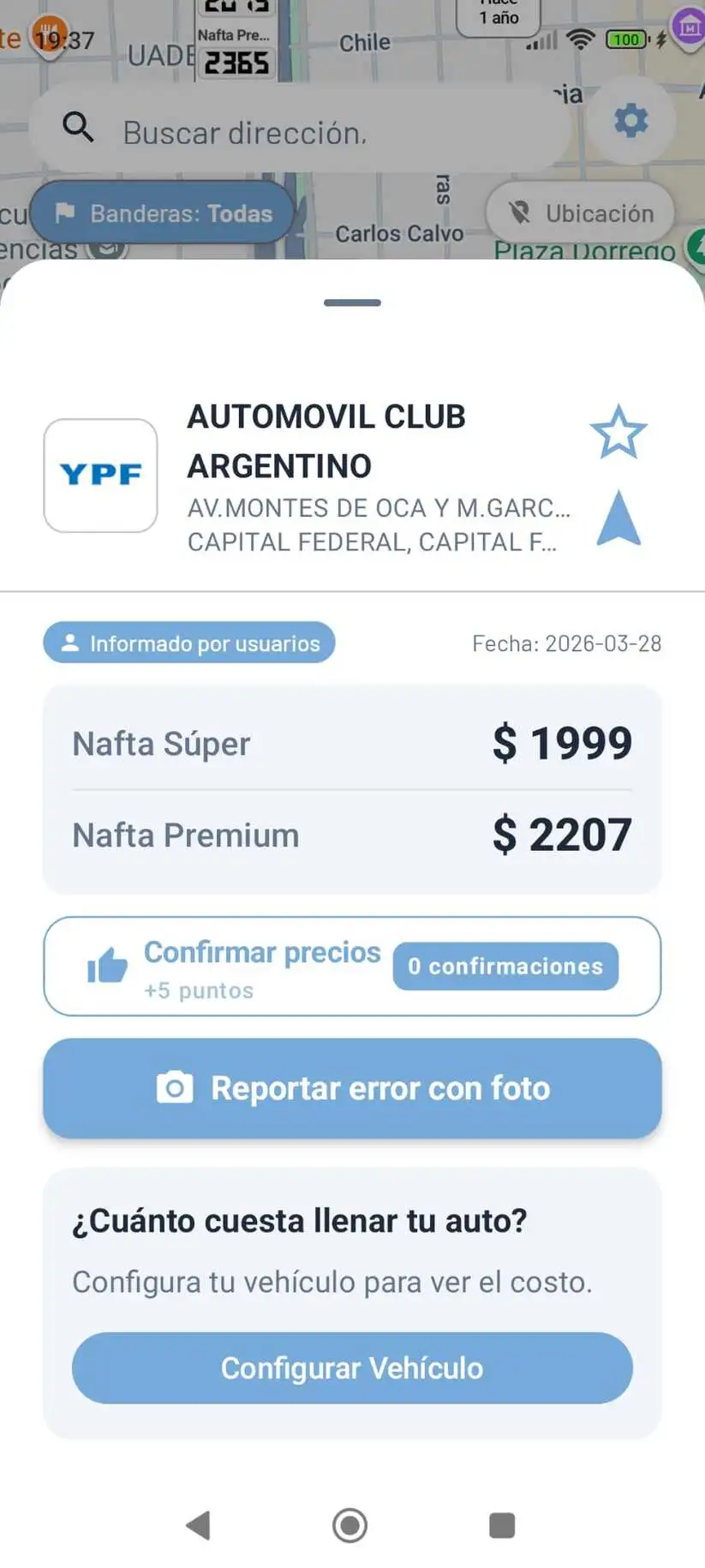 Donde Cargar App Pantalla Detalle