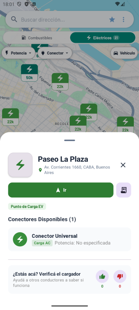Puntos de Carga EV y Electromovilidad